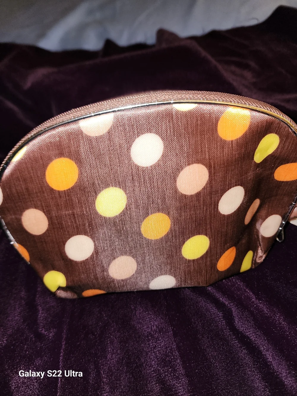 MK Print Red and Black Logo, Polka Dot & Black Multi Size Cosmetic Pouches